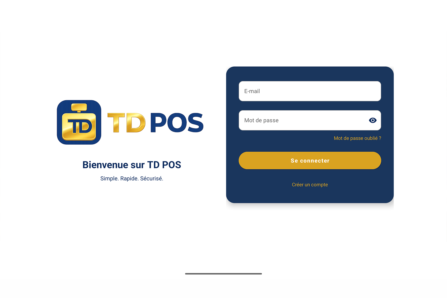 TDPOS – Application Mobile
