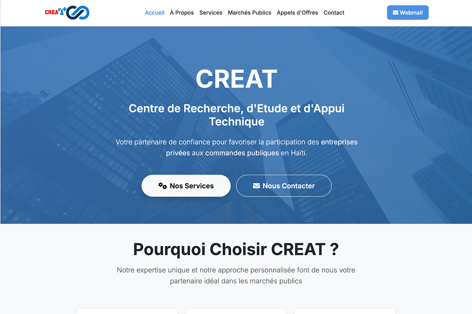 Creat Conseil – Site Consulting